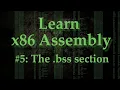 Assembly 5 The bss section