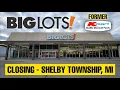 Big Lots Closing - Shelby Township MI Inside Former Kmart Foods