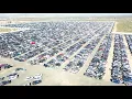 Volkswagon Graveyard and LKQ Pick Your Part Adelanto and Victorville California Drone View