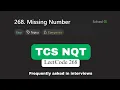 Top Interview Question Missing Number LeetCode 268 Must-Know for Placements