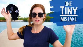 One TINY Mistake: Now we’re STUCK! [EP 114] – How to replace your forestay – Almost