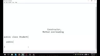 java Constructor and Method and Constructor overloading