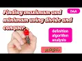 part-1 Finding maximum and minimum using divide and conquer