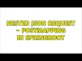 Nested JSON request - PostMapping in Springboot