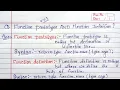 function prototype and function definition in c function definition and prototype example in c