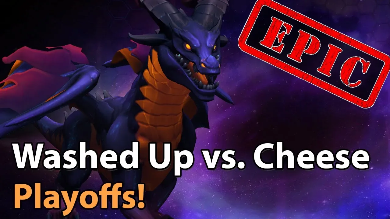 ► EPIC Heroes of the Storm: Washed Up vs. Team Cheese - HeroesHype Playoffs
