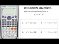 CalcYou Solving Differential Equations Using Calculator Example 1