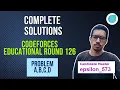 Codeforces Educational Round 126 Solutions Problem A B C D