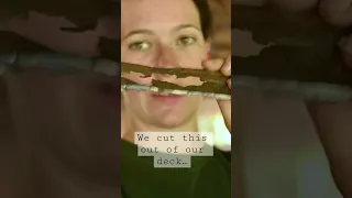 A boat deck is not supposed to look like this… #shorts