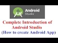 Complete Introduction of Android Studio with step by step method for How to create a android app