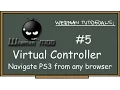 PS3 - webMAN Tutorial Virtual Controller and Pad navigate ps3 and control MOVIAN from any browser