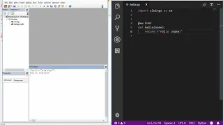 Call Python from VBA in Microsoft Access via xlwings