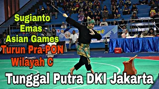 emas asian games turun pra pon sugianto dari dki jakarta tunggal putra