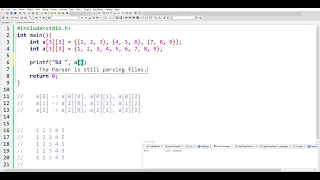 2D Array Declare Initialize Assignment User Input Output