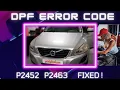 DPF Error Code DTC P2452 P2463 FIXED