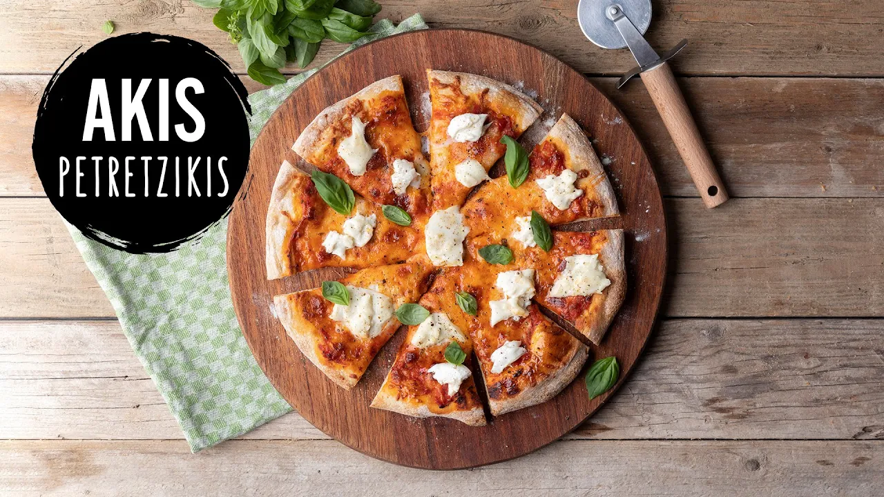 Margherita Pizza   Akis Petretzikis