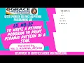 GRACE COE-CSE-GE3171-Ex3c - Print Pyramid pattern of a star using Conditionals and Iterative loops