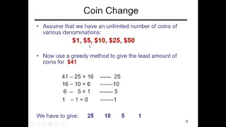 5 Greedy Algorithms Coin Changing Bin Packing Problem CSE2117 Fall 2020