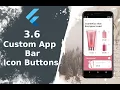 3 6 App Bar Icon Buttons The Complete FREE Flutter Course