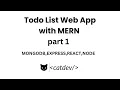 Build a Simple ToDo Web App with MERN Stack Tagalog Part 1 - Backend Tutorial for Absolute Beginners