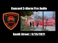 3-Alarm Fire Concord New Hampshire 2021