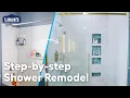 How to Convert a Tub Surround to a Walk in Shower Blending How to s