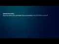 How to select the provided documentation in SIMARIS create