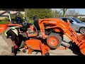 How To Install 72inch Mower Deck Kubota B2650