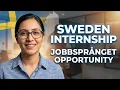 Sweden Internship Opportunity Jobbspranget Eligibility Application Process