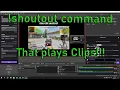Epic twitch shoutout command that plays clips