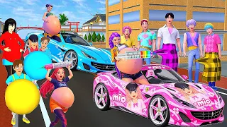 Yuta Mio Hamil Besar Panik Mobil Mewah Dicuri Demon Hunters Sunat Saja Boys |Sakura School Simulator