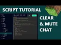 How To Make Clear Chat Mute Chat Command By Skript Tutorial