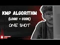 KMP Algorithm One Shot LPS Array Explained Example Code