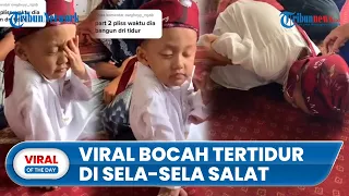 viral video bocah lelaki tertidur di posisi sujud saat salat di masjid warganet mimpi di surga tuh