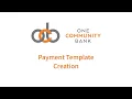 How to Create ACH Payment Template