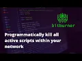 Programmatically kill all active scripts within your network - Bitburner