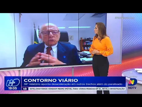 Contorno Viário: 38° relatório aponta desaceleração em outros trechos além do paralisado