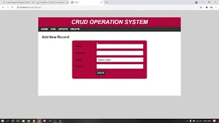 CRUD Operation System in PHP with source code Source Code Projects