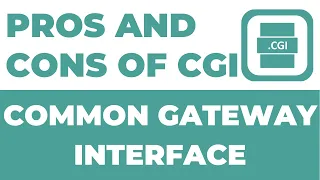 Pros and Cons of Common Gateway Interface CGI Complete Course