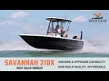 Savannah 210X Fish Inshore and Offshore An Affordable Bay Boat - Boat Review