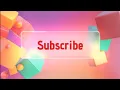 No Copyright, Subscribe And Bell Icon Intro Sound Animation I 100% Free Download I Subscribe Buton.
