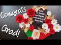 DIY Graduation Cap Decor Mexican Flag Flowers and Butterflies