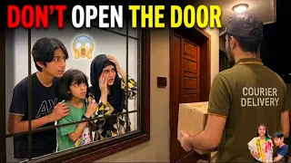 Who’s Outside!😱||One Delivery That Scared Everyone!#moralstories #subscribe @fizzahsfamily 