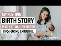 Download Lagu My Empowering Birth Story | Positive Labor and Delivery Experience