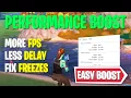How to BOOST FPS FIX FRAME DROPS In Fortnite Chapter 4 Full Optimization Guide