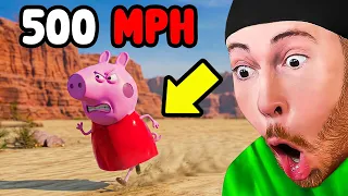Peppa Pig vs Thomas..Who is the FASTEST Cartoon Character?!