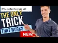 How to remove ai detection plagiarism from research papers thesis etc INSTANTLY
