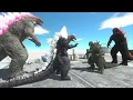 Download Lagu Space Godzilla team up with Evolved Godzilla fight against the power of Dark Godzilla