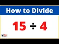 15 divided by 4 15 4 Long Division
