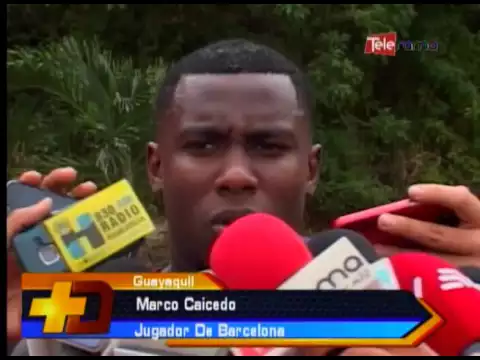 Marco Caicedo entrenó con primer plantel de Barcelona